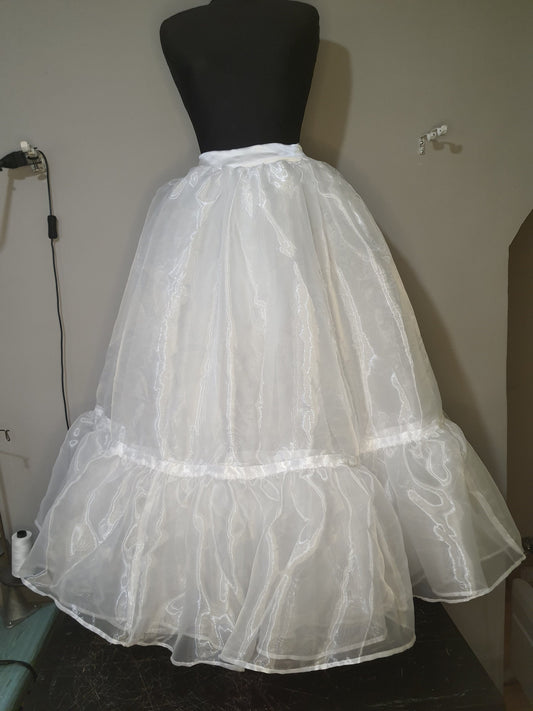 Four layered organza petticoat