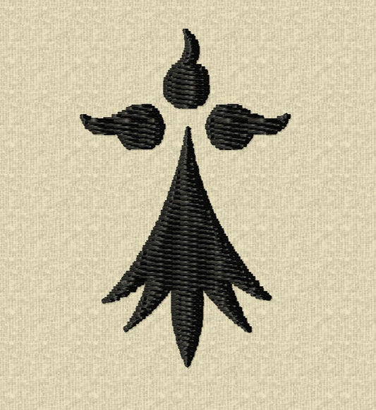 Strode Ermine heraldry / bretagne brittany flag  embroidery design file for Larp clothing