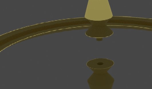 Hazbin Hotel Executioner Inspired model halo with LED channel for 3d printing Cosplay